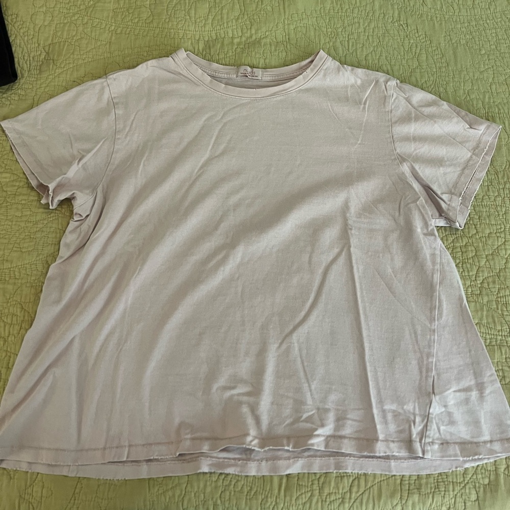nuuds everyday tee in ribbon size large - Picture 3 of 6